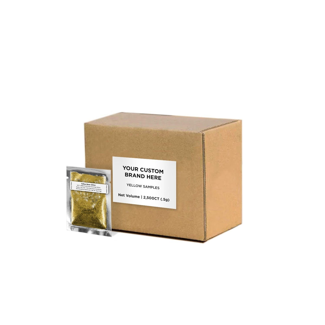 Private Label Brew Glitter Sample Packs