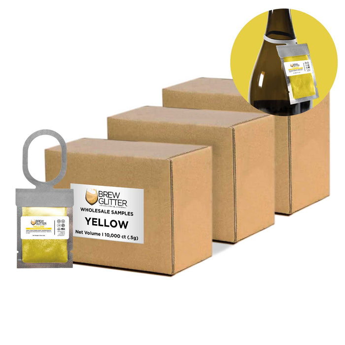 Yellow Brew Glitter® Necker | Wholesale-Brew Glitter®