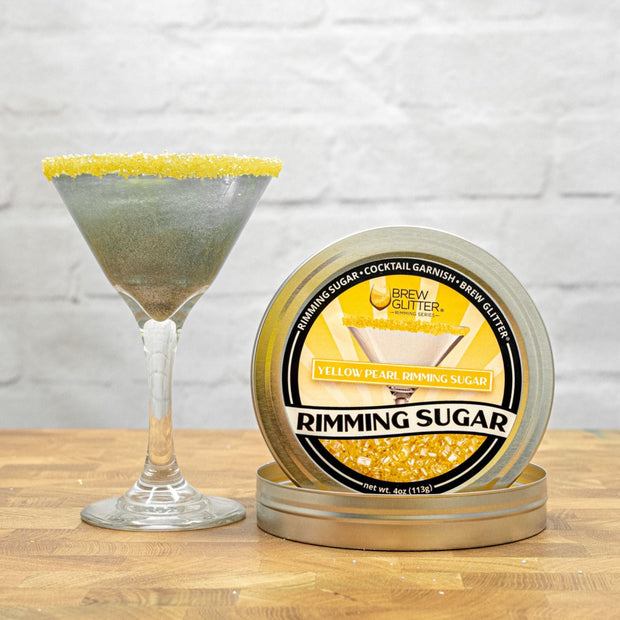 Yellow Pearl Cocktail Rimming Sugar-Brew Glitter®
