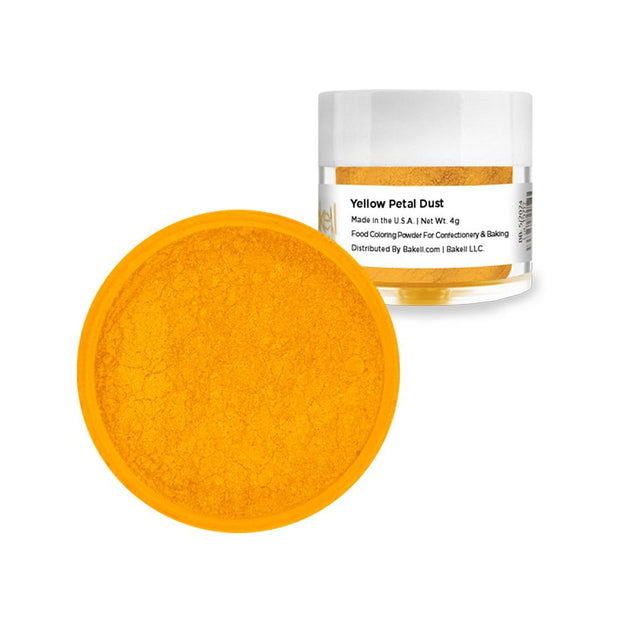 Yellow Petal Dust Food Coloring Powder | 4 Gram Jar-Brew Glitter®